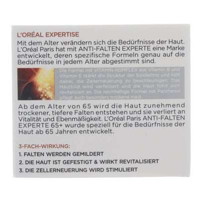 Loreal Dermo Anti-Rynke Expert 65+ Dagscreme 50ml