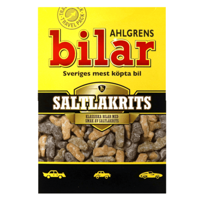 Ahlgrens Bilar Saltlakrits Box 390 g