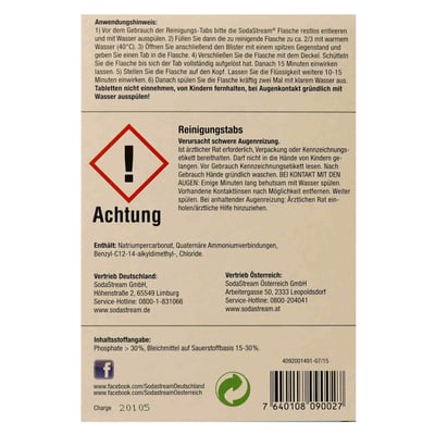 Sodastream rengøringstabs 10-pak