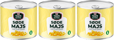 Majs 3 pk Taste of Nature 3x140g