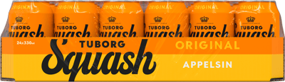 Tuborg Squash - sodavand 24x33cl dåse