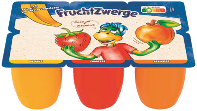 Danone Fruchtzwerge Banan jorbær abrikos 300 g