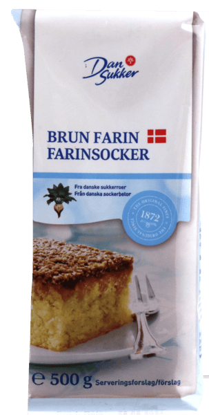 Dansukker Brun Farin 500 g