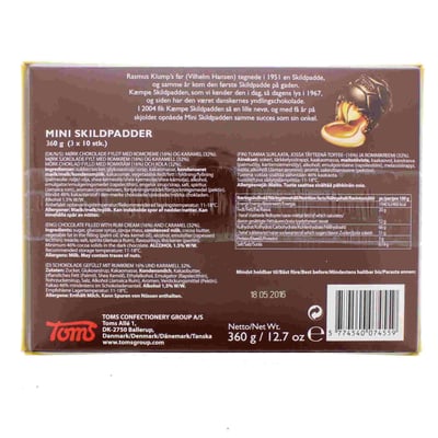 Toms mini skildpadder 360 g