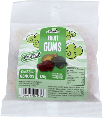 Fruit Gums Sukkerfri Rexim 120g