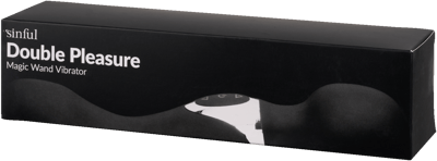 Syndig krøllete dobbelt glede Opladelig Magic Wand Vibrator