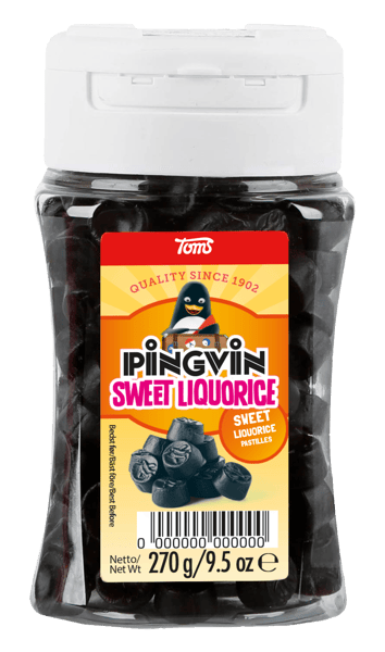 Toms Pingvin Liquorice Pastiller 270 G