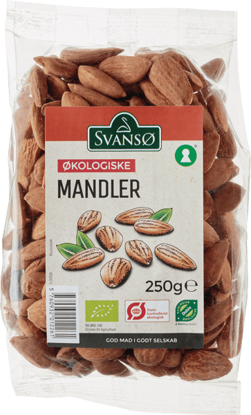 Svansø Økologiske Mandler 250 g