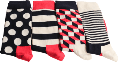 Calzini felici Gavesæt Str 36-40