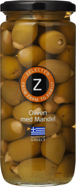Zelected Oliven m Mandel 300 510 g