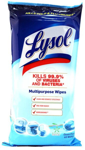 Lysol tørker havet fersk 60 stk