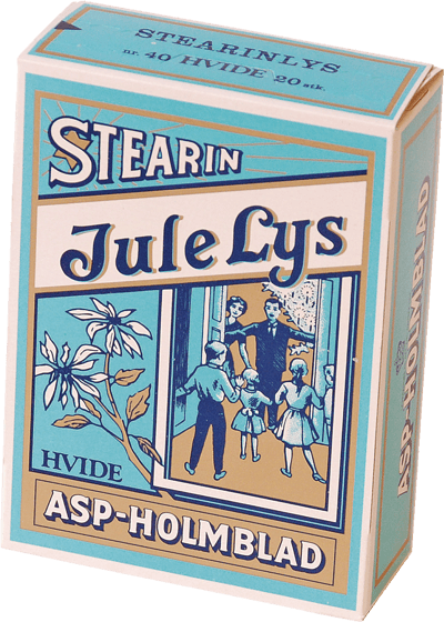 20stk ASP Juletræslys i ren stearin 12x11cm -