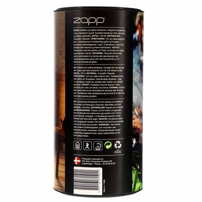 Zapp optændingSpon Tønde 100 STK