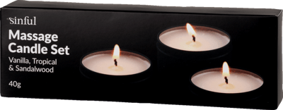 Massagely Sæt 3 x 40 g