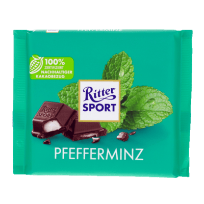 Ritter Sport Pebermynte 100 G