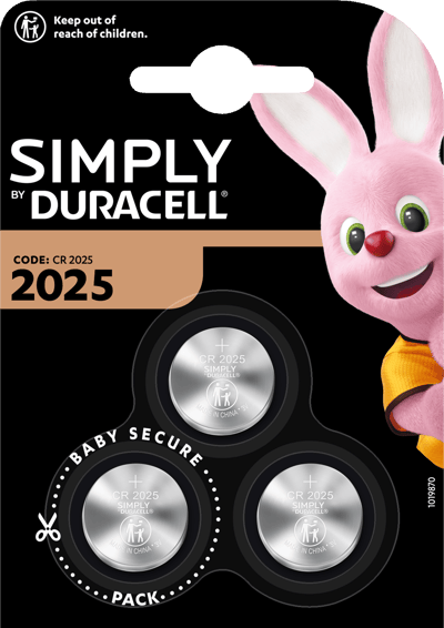 Duracell simplemente CR2025 B3