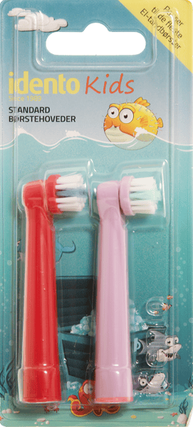 Idento Kids Børstehoved 2 stk