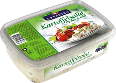 Graasten Kartoffelsalat m  Løg og Purløg 800 g