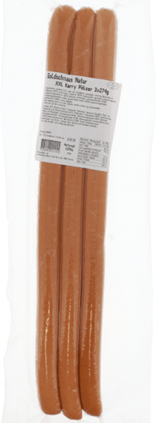 Slagterens favoriter Karrywurst 3 stk 50cm 800g