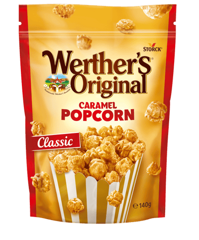 Werthers ursprüngliches Karamell -Popcorn -Klassiker 140 g