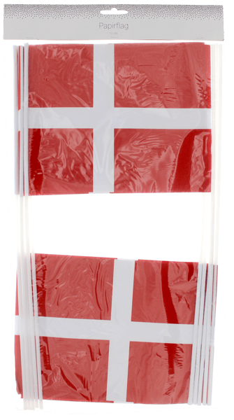 Flag på pind A4 50cm 10 stk