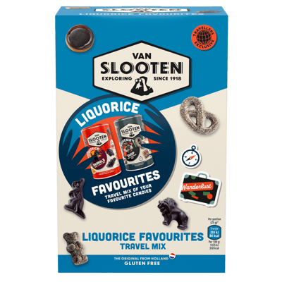 Van Slooten Travel Mix Liquorice 900g