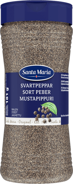 Santa Maria Sort Peber Stødt 181g