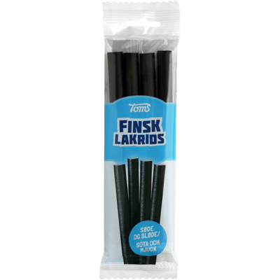 Toms Go'e Stænger Finsk Lakrids 100g