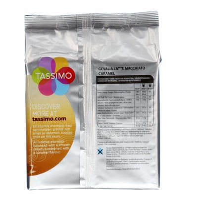 Tassimo Kapsler Gevalia Latte Macchiatto Caramello