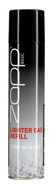Zapp recargas de gas livianas 300ml 168g