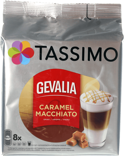 Tassimo Kapsler Gevalia Latte Macchiatto Caramello