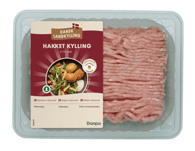 Danpo Hakket Landkyllingekød 3-7% 450g