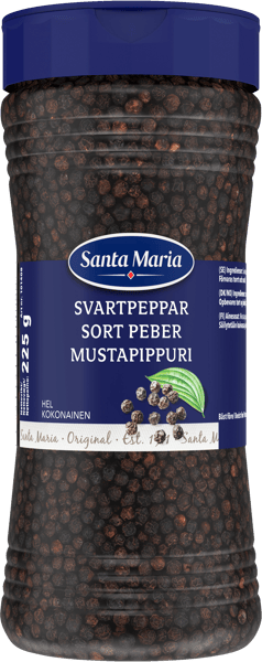 Santa Maria Sort Peber Hel 225g