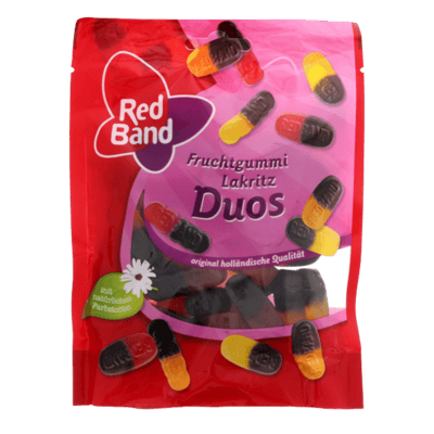 Rödbandet Fruchtgummi Lakritz Duos 200g