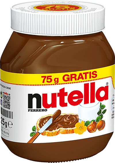 Nutella 750G+75 g