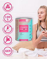 Zuckerfreilich Collagen Pulver Kokos 240G Ohne Zucker, Kollagen Mit Vitaminen, Zuckerfreies Protein und Spurenelementen, Hochdosiert MIT 7.000 mg Kollagenhydrolysat Pro Portion