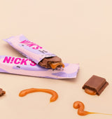 Nicks Chocolate Keto Bars Amestecă de ciocolată cu bare de ciocolată fără zahăr adăugat, dulciuri fără gluten, cu conținut scăzut de carbohidrați (12 snack-uri)