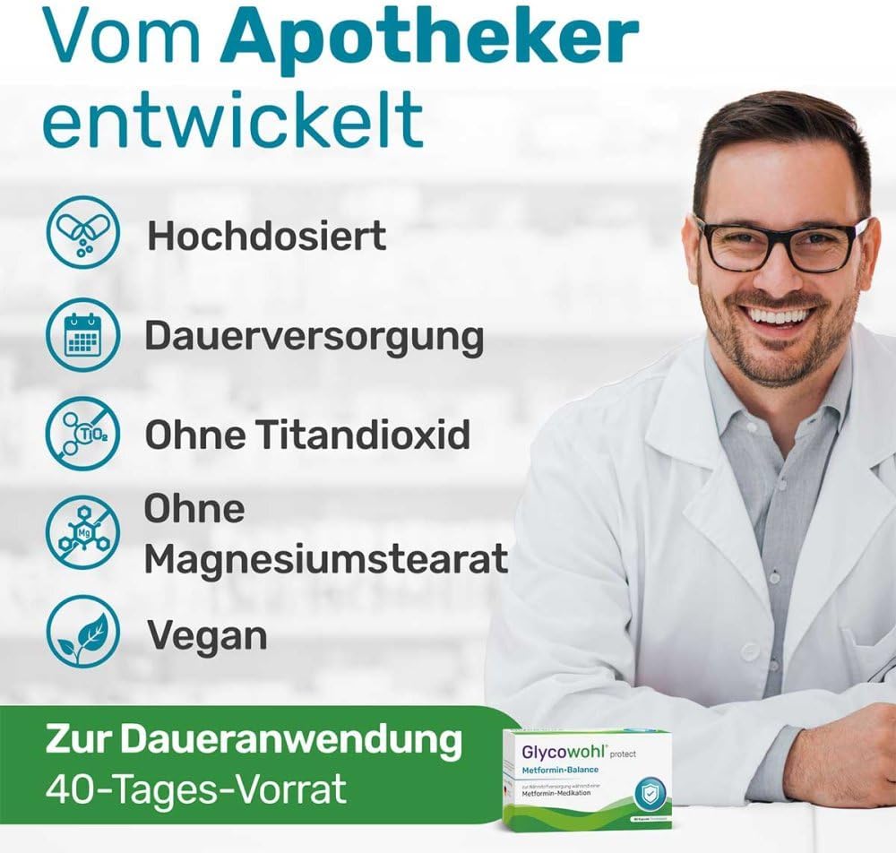 GLYCOWOHL Metformin Balance Nährstoffversorg.Kaps. 80 stk