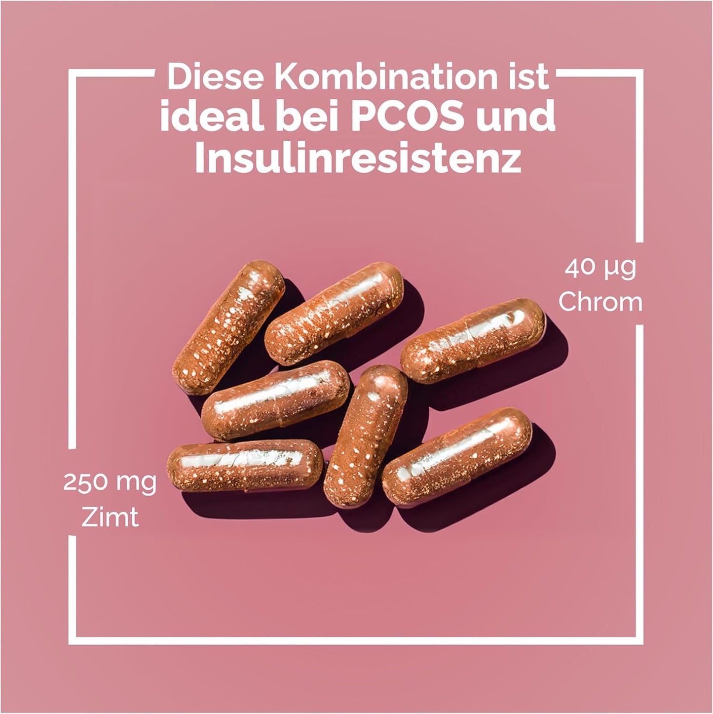 Echilibrul zahărului din sânge | 90 capsule de scortisoara cu crom | rezistența la insulină și reglarea zahărului din sânge | vegan și fabricat în Germania