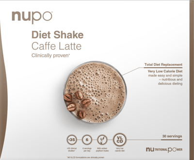 Nupo Diät Shake Value Pack - Caffe Latte 30 Port