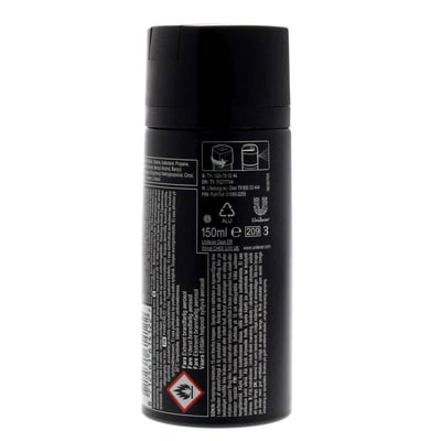 Øks deospray sort 150 ml