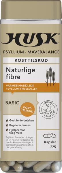 Husk Psyllium Mavebalance 225 Kapsler
