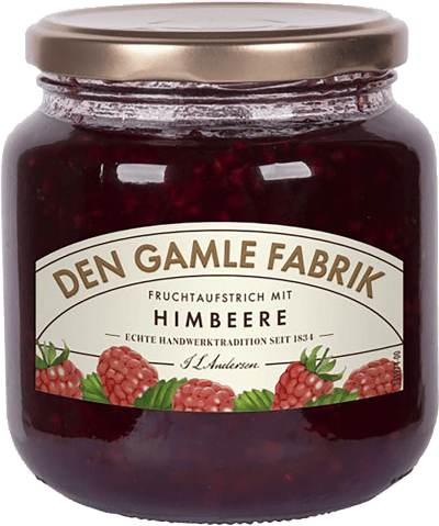 Den Gamle Fabrik Hindbær 600 g