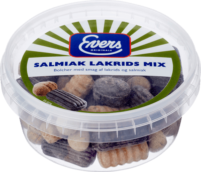 EVERS SALMIAK LAKRIDS MIX 180G BØtete