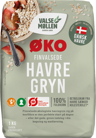 Valsemøllen Dansk Øko Havregeln 1 kg