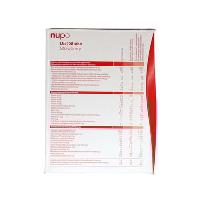 Nupo Diet Shake Value Pack - Strawberry 30 Port