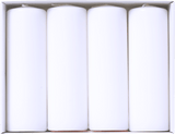 Bloklys 48x15cm Hvid 4-pak