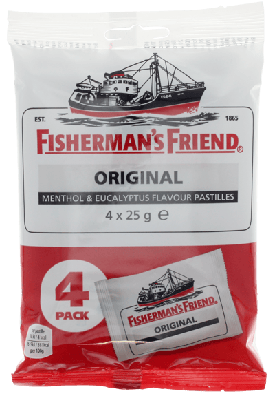 Fisherman's Friend Original Extra Strong 4-Pak 100 g