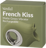 Beso francés pecaminoso Matte Grøn Klitoris Estimulador