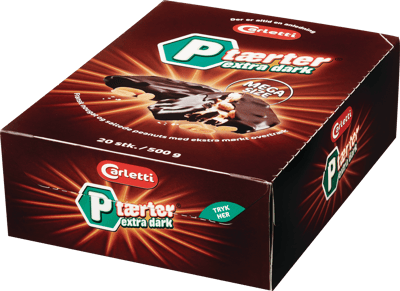 Carletti p-tærter Dark 500 g